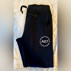 Aeropostale men’s black joggers M